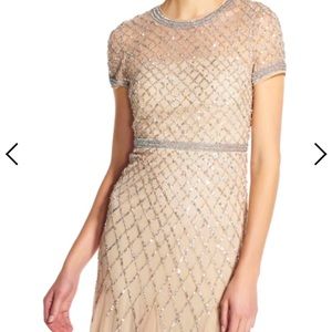 Adrianna Papell | Champagne Bridesmaid Dress